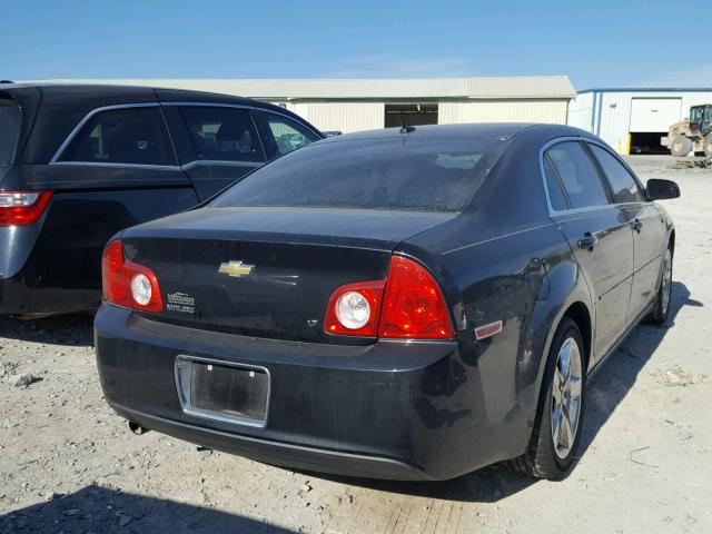 1G1ZH57B28F297133 - 2008 CHEVROLET MALIBU 1LT BLACK photo 4