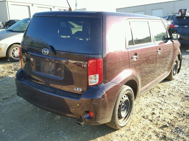 JTLZE4FE4B1133039 - 2011 TOYOTA SCION XB MAROON photo 4