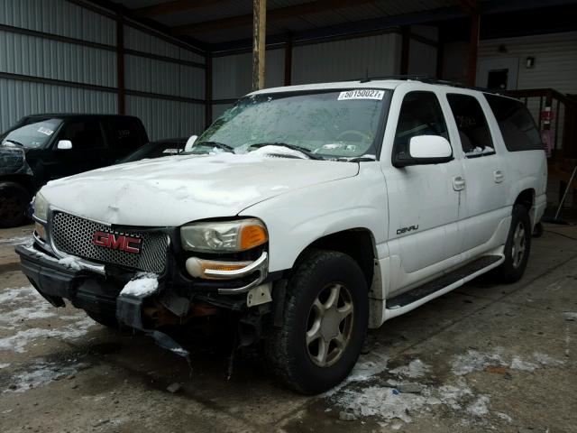 1GKFK66U82J325451 - 2002 GMC DENALI XL WHITE photo 2