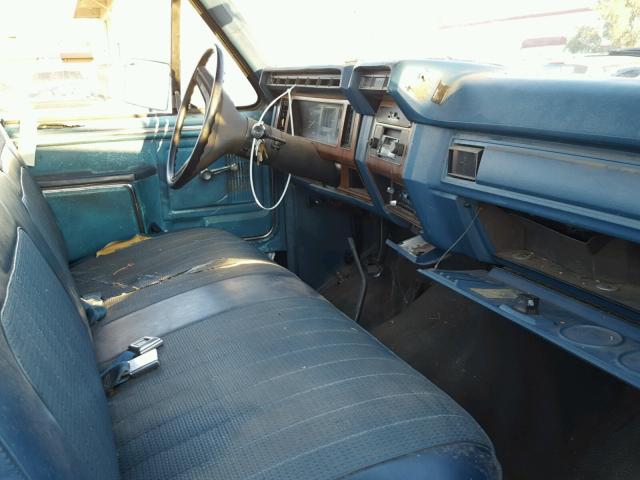 1FTEF26F0DRA10475 - 1983 FORD F250 BLUE photo 5