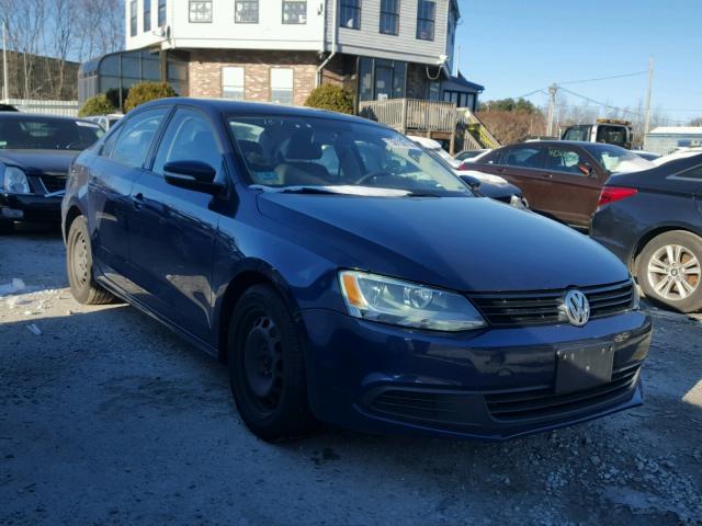 3VWDP7AJ7CM364783 - 2012 VOLKSWAGEN JETTA SE BLUE photo 1