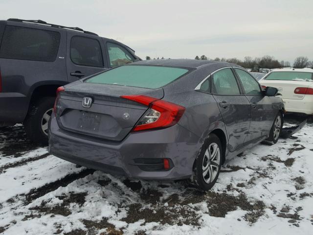 2HGFC2F59GH513075 - 2016 HONDA CIVIC LX GRAY photo 4