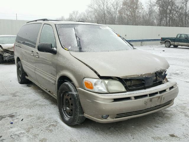 1GHDX13E91D266423 - 2001 OLDSMOBILE SILHOUETTE TAN photo 1