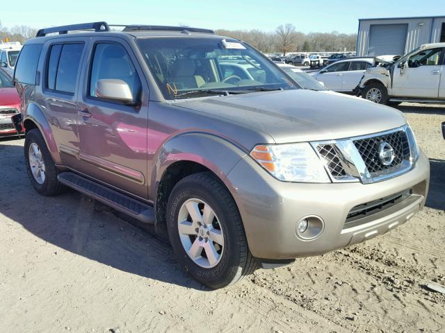 5N1AR18U98C608046 - 2008 NISSAN PATHFINDER GOLD photo 1