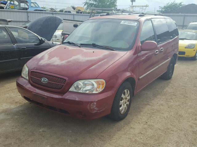 KNDJD733855366368 - 2005 KIA SORENTO EX BLUE photo 2