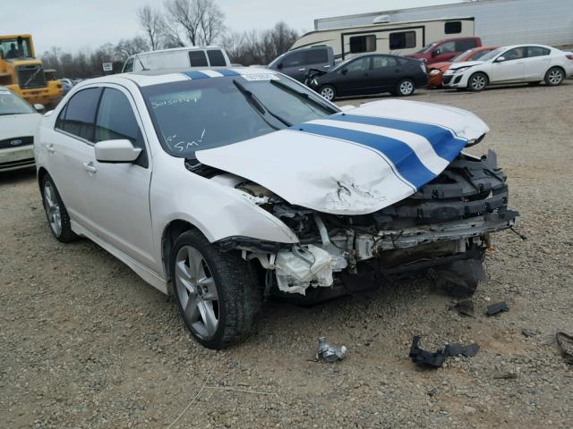 3FAHP0KC7CR259309 - 2012 FORD FUSION SPO WHITE photo 1