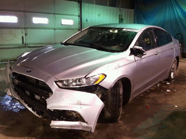 1FA6P0H72G5105245 - 2016 FORD FUSION SE SILVER photo 2