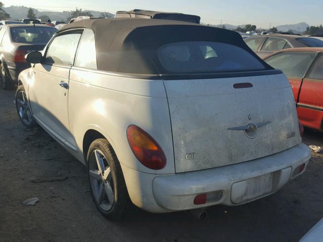 3C3AY75SX5T284333 - 2005 CHRYSLER PT CRUISER WHITE photo 3