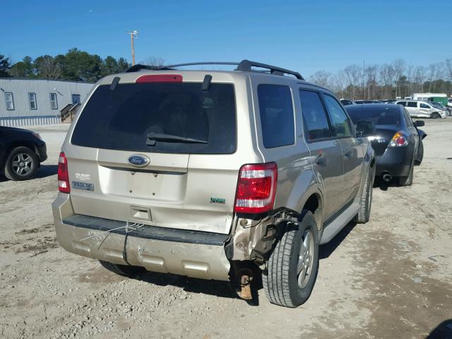 1FMCU0DG6AKA77921 - 2010 FORD ESCAPE XLT GOLD photo 4