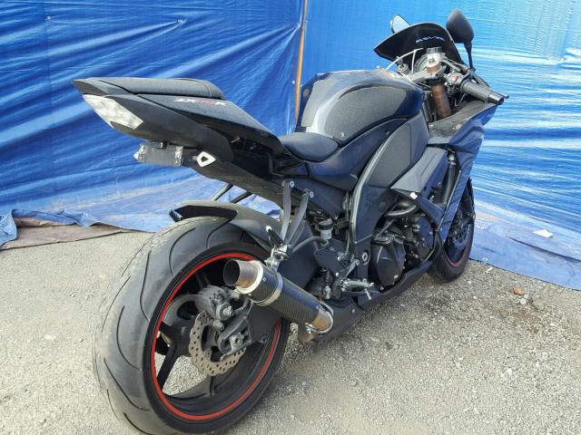 JKAZXCE188A007364 - 2008 KAWASAKI ZX1000 E BLACK photo 4