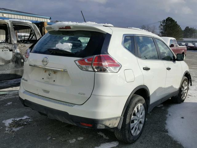 5N1AT2MV7GC889364 - 2016 NISSAN ROGUE S WHITE photo 4