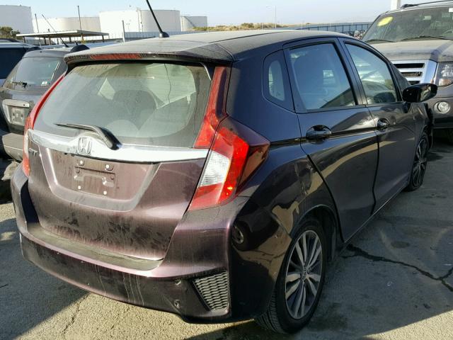 3HGGK5H83FM746532 - 2015 HONDA FIT EX PURPLE photo 4