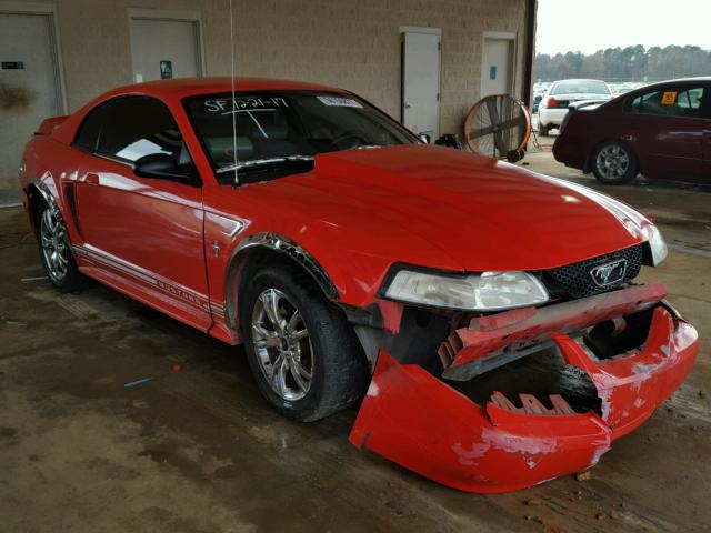 1FAFP4043YF310089 - 2000 FORD MUSTANG RED photo 1