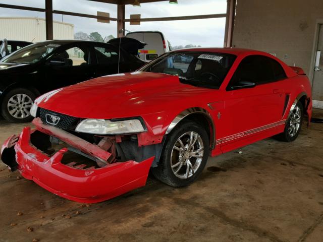 1FAFP4043YF310089 - 2000 FORD MUSTANG RED photo 2