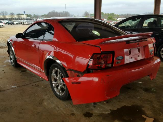 1FAFP4043YF310089 - 2000 FORD MUSTANG RED photo 3