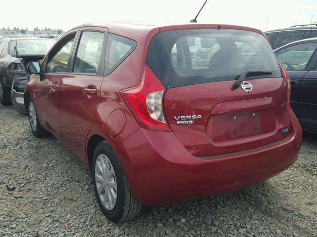 3N1CE2CP1EL366789 - 2014 NISSAN VERSA NOTE RED photo 3