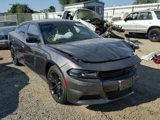 2C3CDXBG4HH630216 - 2017 DODGE CHARGER SE CHARCOAL photo 1
