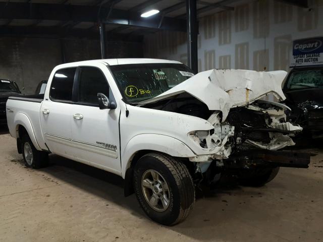 5TBDT44176S551821 - 2006 TOYOTA TUNDRA DOU WHITE photo 1