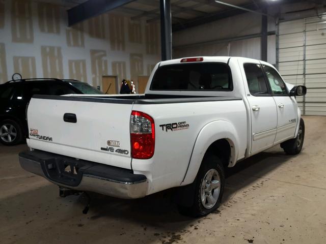 5TBDT44176S551821 - 2006 TOYOTA TUNDRA DOU WHITE photo 4