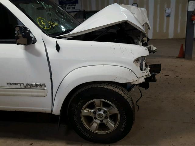 5TBDT44176S551821 - 2006 TOYOTA TUNDRA DOU WHITE photo 9