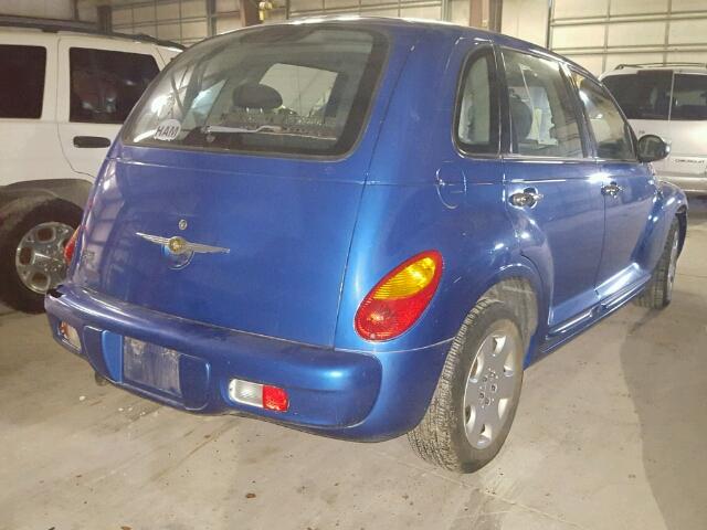 3C8FY58B45T594350 - 2005 CHRYSLER PT CRUISER BLUE photo 4