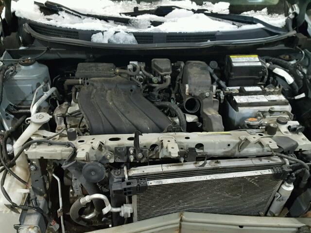 3N1CN7AP4DL884698 - 2013 NISSAN VERSA S SILVER photo 7