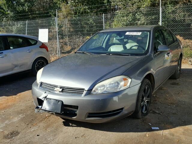 2G1WT58N479182731 - 2007 CHEVROLET IMPALA LT GRAY photo 2