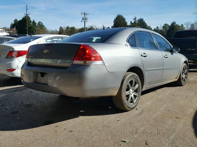 2G1WT58N479182731 - 2007 CHEVROLET IMPALA LT GRAY photo 4