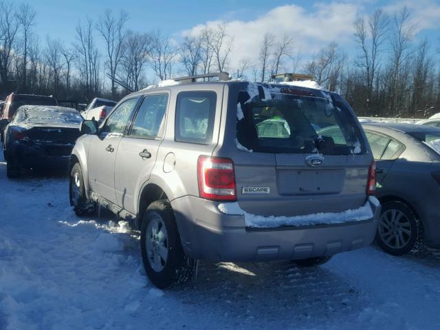 1FMCU02Z78KB84488 - 2008 FORD ESCAPE XLS GRAY photo 3