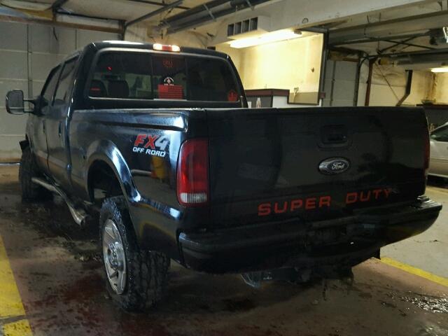 1FTWW31P17EA45614 - 2007 FORD F350 SRW S BLACK photo 3