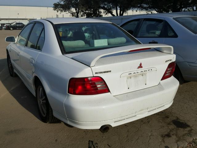 4A3AA46LXXE134888 - 1999 MITSUBISHI GALANT ES WHITE photo 3