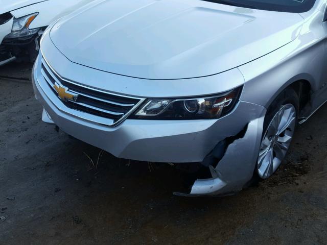 1G1125S34EU115633 - 2014 CHEVROLET IMPALA LT SILVER photo 9