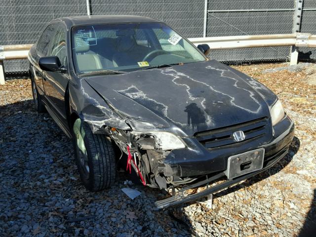 1HGCG16502A013038 - 2002 HONDA ACCORD EX BLACK photo 1