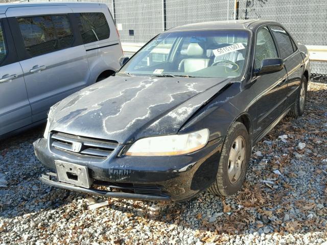 1HGCG16502A013038 - 2002 HONDA ACCORD EX BLACK photo 2