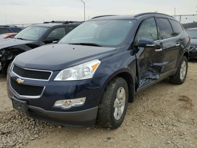 1GNKVGED6CJ251075 - 2012 CHEVROLET TRAVERSE L BLUE photo 2