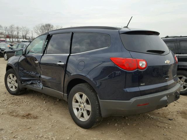 1GNKVGED6CJ251075 - 2012 CHEVROLET TRAVERSE L BLUE photo 3