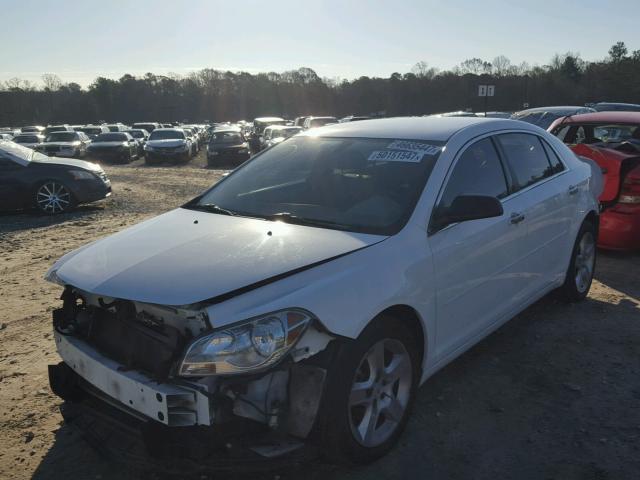 1G1ZA5EU8CF399067 - 2012 CHEVROLET MALIBU LS WHITE photo 2