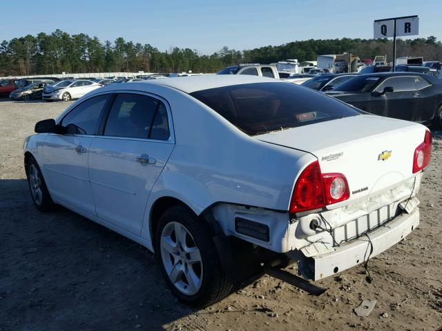 1G1ZA5EU8CF399067 - 2012 CHEVROLET MALIBU LS WHITE photo 3