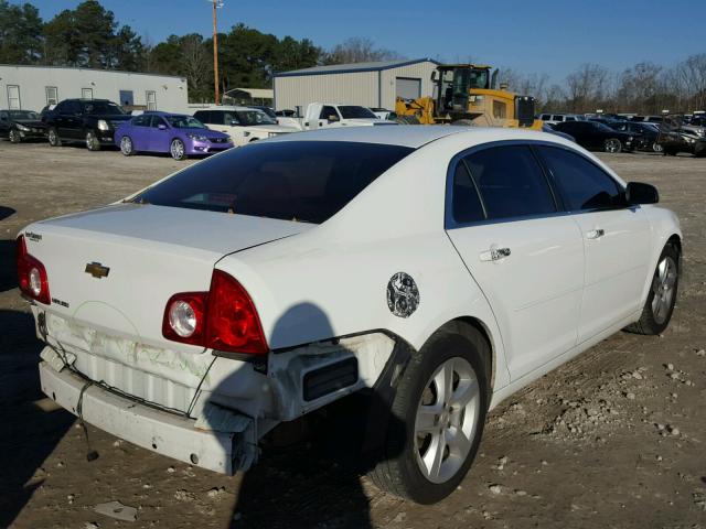 1G1ZA5EU8CF399067 - 2012 CHEVROLET MALIBU LS WHITE photo 4