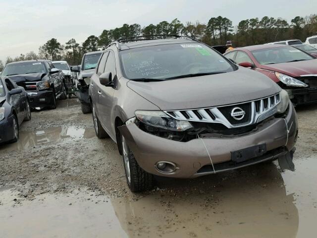 JN8AZ1MU4AW011566 - 2010 NISSAN MURANO S BROWN photo 1