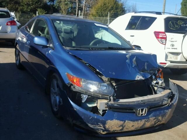 2HGFG12866H567348 - 2006 HONDA CIVIC EX BLUE photo 1