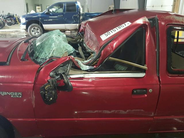 1FTYR44U74PA06226 - 2004 FORD RANGER SUP RED photo 10