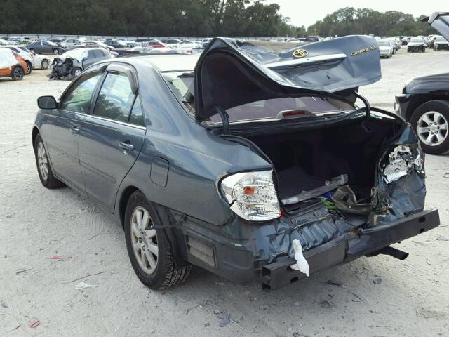 4T1BE32KX4U343080 - 2004 TOYOTA CAMRY LE GREEN photo 3