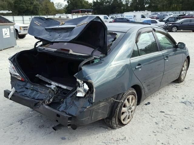 4T1BE32KX4U343080 - 2004 TOYOTA CAMRY LE GREEN photo 4