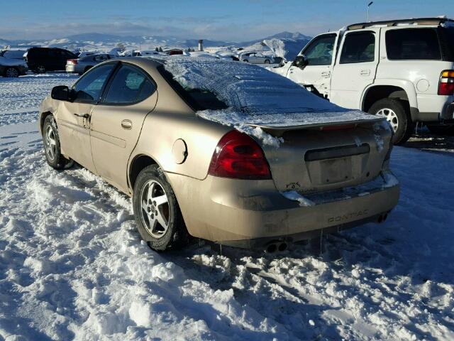 2G2WP522641221974 - 2004 PONTIAC GRAND PRIX GOLD photo 3