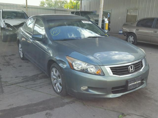 1HGCP36828A076186 - 2008 HONDA ACCORD EXL GREEN photo 1