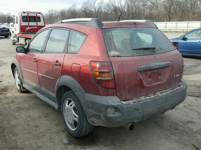 5Y2SL65806Z424316 - 2006 PONTIAC VIBE BURGUNDY photo 3