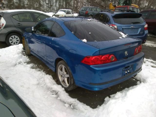 JH4DC53015S003937 - 2005 ACURA RSX TYPE-S BLUE photo 3