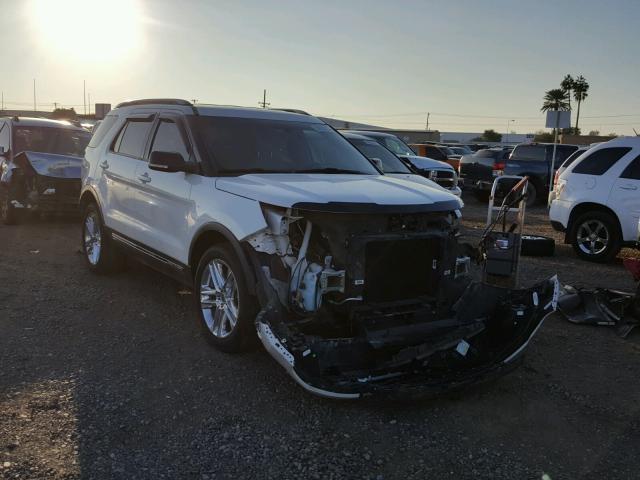 1FM5K8D88GGA35428 - 2016 FORD EXPLORER X WHITE photo 1