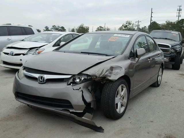 1HGFA16886L052625 - 2006 HONDA CIVIC EX ყავისფერი ფოტო 2